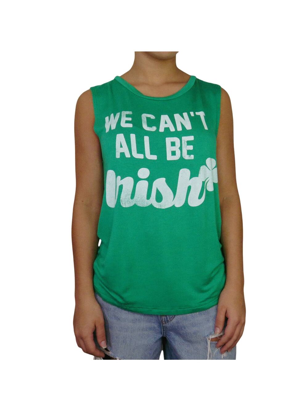 Urban Outfitters We Can't All Be Irish Graphic Tank Top Small St. Patrick's Day